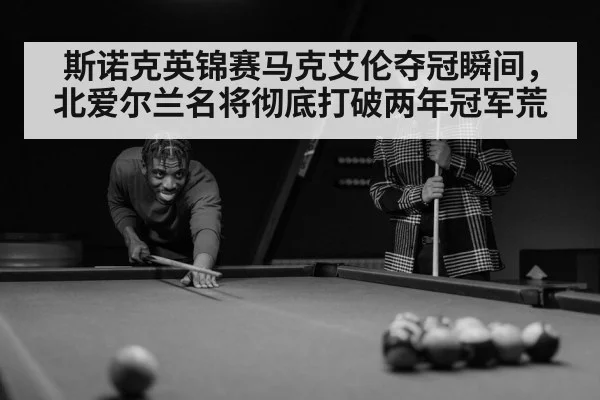 斯诺克英锦赛马克艾伦夺冠瞬间，北爱尔兰名将彻底打破两年冠军荒